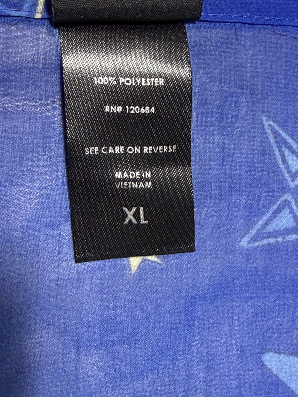 Disney Royal Blue Sheer Moana Kimono - Picture 8 of 9